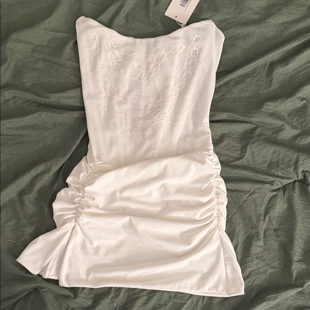 Elegant White Mini Dress